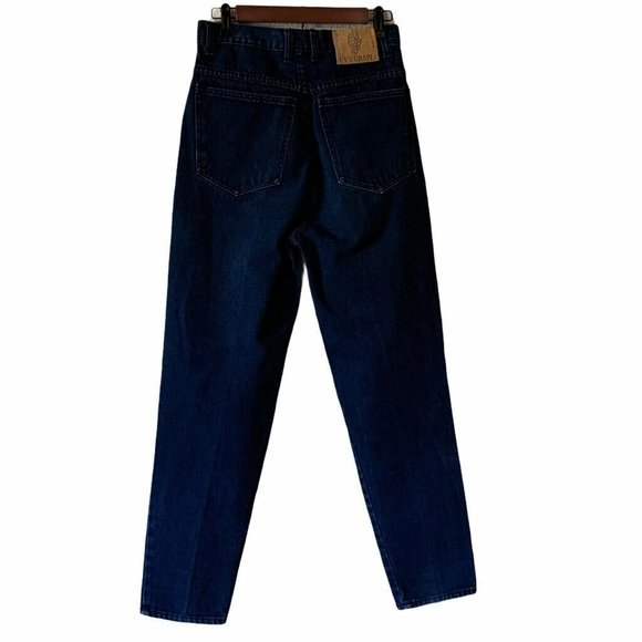 Uva (Grape) Vintage High Rise Jeans Blue Denim - Picture 2 of 8